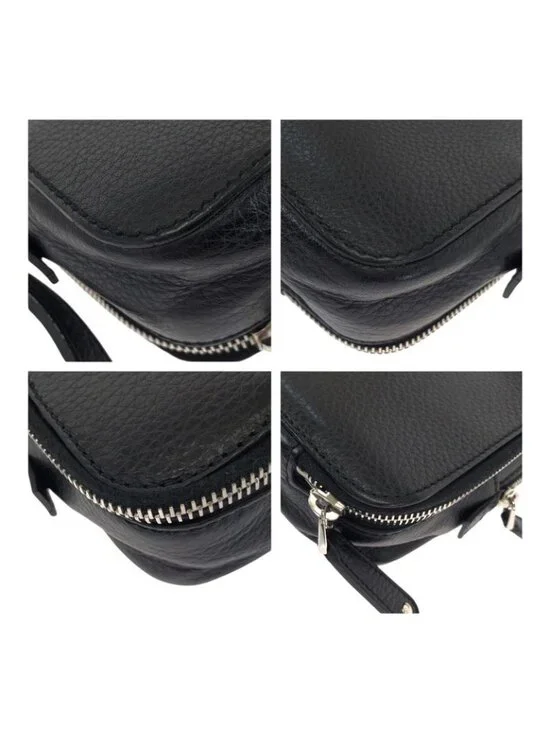 Gucci Black Silver Hardware Leather Clutch Bag Second Men - Picture 3 of 9